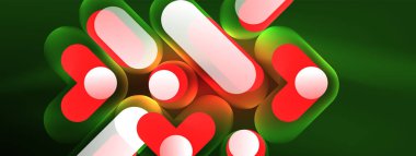 Neon dairesi soyut arkaplan. Duvar kağıdı, afiş, sunum, arkaplan şablonu