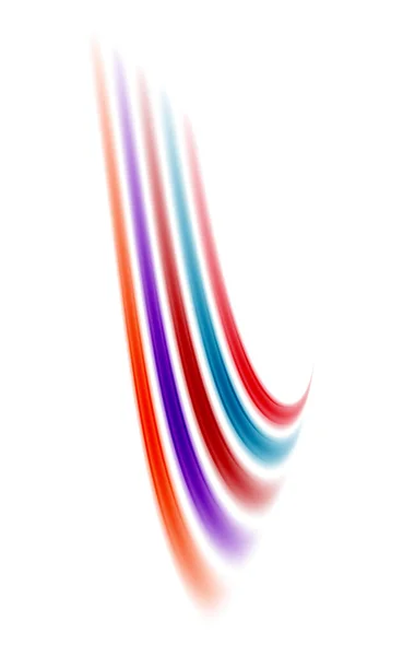 Ein Lebendiges Und Verspieltes Design Mit Regenbogenfarbenen Linien Die Einer — Stockvektor