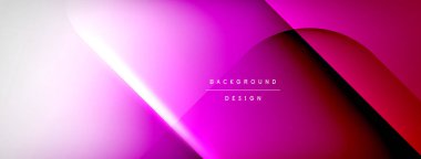 Vector abstract line background with glowing effects and shadows. Vector Illustration For Wallpaper, Banner, Background, Card, Book Illustration, landing page