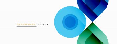 Dairesel Senfoni A Büyüleyici Vektör Geometrik Soyut Arkaplan, Entrika Çemberleri ve Büyüleyici Yuvarlak Şekillerin Uyumlu Bileşimini Kucaklamak, Büyüleyici Görsel Senfoni