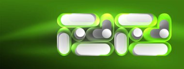 Parlak yuvarlak şekiller soyut arkaplan. Duvar kağıdı, afiş, sunum, arkaplan şablonu