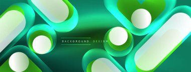 Neon dairesi soyut arkaplan. Duvar kağıdı, afiş, sunum, arkaplan şablonu