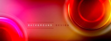 Çember çizgileri ve baloncuklar ışık ve gölge efektleriyle parlayan etki eğiminde. Işık, gölge ve derinliğin dinamik etkileşimi. Gelecekçi ve ritmik teknoloji tasarımı