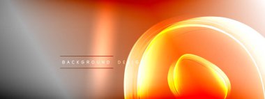 Vektör soyut arkaplan - sıvı gradyan üzerinde sıvı şeffaf kabarcık şekilleri gölgeler ve ışık efektleri