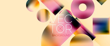 Kareler ve daireler tasarlandı. Metalik efektli akışkan renk eğimleri. Şekillerin sakin sinerjisi, kareleri ve daireleri uyumlu, büyüleyici bir tasarım haline getiriyor.