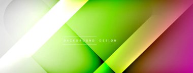 Soyut arkaplan - geometrik bileşim ışık ve gölgelerle oluşturuldu. Teknoloji veya iş dijital şablonu