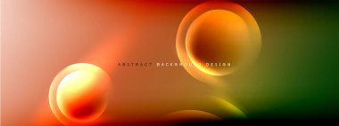 Renk eğimli gölgeler ve ışık efektleri arka planı. Lens ve daire tasarımı. Dinamik düz gölge çizgisi etkisi olan basit akışkan renk gradyanı soyut arkaplan