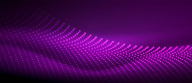 Pürüzsüz bir neon dalgası içeren parlak ve şık bir tasarım. Karanlık bir arkaplanda parlıyor. Her projeye modern ve keskin bir dokunuş eklemek için mükemmel.