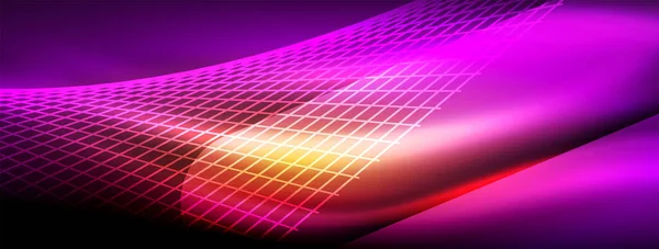 Neonové Světelné Vektory Zářivé Barvy Elegantní Linie Působivý Design Inspirovaný — Stockový vektor