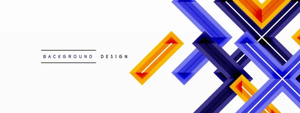 Linha Fundo Geométrica Mínima Design Para Papel Parede Banner Fundo — Vetor de Stock