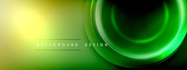 Çember çizgileri ve baloncuklar ışık ve gölge efektleriyle parlayan etki eğiminde. Işık, gölge ve derinliğin dinamik etkileşimi. Gelecekçi ve ritmik teknoloji tasarımı