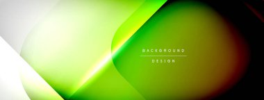 Vector abstract line background with glowing effects and shadows. Vector Illustration For Wallpaper, Banner, Background, Card, Book Illustration, landing page