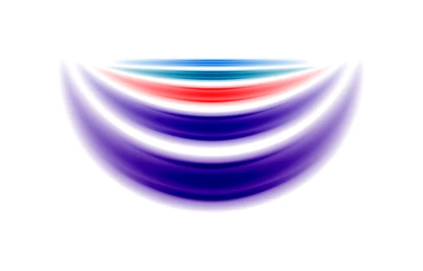 Diseño Vibrante Lúdico Con Líneas Color Arco Iris Dispuestas Una — Vector de stock
