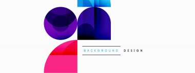 Enigmatik Çemberler - Büyüleyici Vektör Geometrik Arkaplan Büyüleyici Çember Elementlerinin Büyüleyici Bileşimi Açılıyor