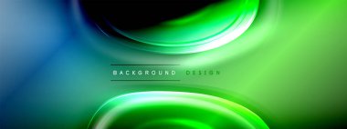 Çember çizgileri ve baloncuklar ışık ve gölge efektleriyle parlayan etki eğiminde. Işık, gölge ve derinliğin dinamik etkileşimi. Gelecekçi ve ritmik teknoloji tasarımı