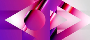 Triangle abstract background with shiny and glossy effects. Vector Illustration For Wallpaper, Banner, Background, Card, Book Illustration, landing page