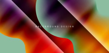 Renkli çember soyut arkaplan. Duvar kağıdı, afiş, sunum, arkaplan şablonu