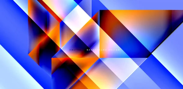 Dynamische Helle Linien Abstrakten Hintergrund Streifen Mit Fließenden Farben Flüssige — Stockvektor