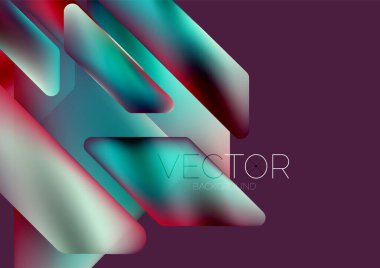 Tech minimal geometric wallpaper. Creative abstract background. Vector illustration for wallpaper banner background or landing page