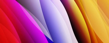 Akışkan renk eğimleri ve dinamik dalga çizgisi etkisi. Duvar Kağıdı, Sancak, Arkaplan, Kart, Kitap İllüstrasyonu, İniş Sayfası