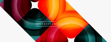 Soyut arkaplanı çember içine al. Duvar kağıdı, afiş, arkaplan, iniş sayfası, duvar sanatı, davetiye, baskı, poster