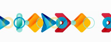 Soyut üçgenler ve en küçük geometrik arkaplan