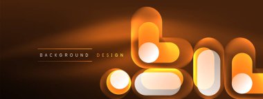 Neon dairesi soyut arkaplan. Duvar kağıdı, afiş, sunum, arkaplan şablonu