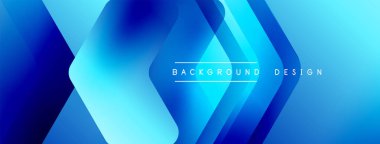 Enerjik geometrik arkaplan harmonik hareket içinde dinamik oklardan oluşan bir dizi içeriyor, hız, çeviklik ve kasıtlı akış duygusunu çağrıştırıyor