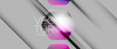 Dinamik parlak renkli geometrik elementler sıvı gradyanlarla, ışıklarla, gölgelerle minimum arkaplanda harmanlanarak büyüleyici bir bileşim oluşturur.