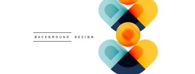 Dairesel Senfoni A Büyüleyici Vektör Geometrik Soyut Arkaplan, Entrika Çemberleri ve Büyüleyici Yuvarlak Şekillerin Uyumlu Bileşimini Kucaklamak, Büyüleyici Görsel Senfoni