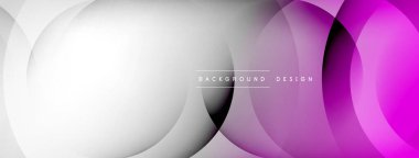 Çizgileri, daireleri olan hafif geometrik arkaplan