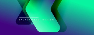 Enerjik geometrik arkaplan harmonik hareket içinde dinamik oklardan oluşan bir dizi içeriyor, hız, çeviklik ve kasıtlı akış duygusunu çağrıştırıyor