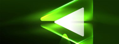 Canlı Geometrik Neon Parlak Hat Arkaplanı. Biçimlerin, Satırların, Renklerin ve Parıltının Cesur ve Çarpıcı Gösterimi, Gelecekçi Modern Tasarımlar İçin Mükemmel, Yüksek Teknolojik Sunumlar, Teknoloji Web Sayfaları