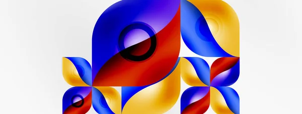 Vektor Abstrakten Geometrischen Hintergrund Techno Blütenblätter Konzept Tapeten Oder Texturdesign — Stockvektor