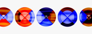 Çember şeklinde arka plan. Duvar kağıdı, afiş, arkaplan, iniş sayfası, duvar sanatı, davetiye, baskılar, posterler için soyut arkaplan