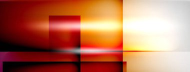 Light and shadow squares and lines abstract background