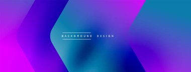 Enerjik geometrik arkaplan harmonik hareket içinde dinamik oklardan oluşan bir dizi içeriyor, hız, çeviklik ve kasıtlı akış duygusunu çağrıştırıyor