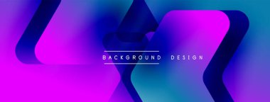 Enerjik geometrik arkaplan harmonik hareket içinde dinamik oklardan oluşan bir dizi içeriyor, hız, çeviklik ve kasıtlı akış duygusunu çağrıştırıyor