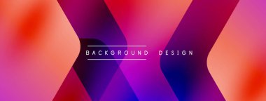 Enerjik geometrik arkaplan harmonik hareket içinde dinamik oklardan oluşan bir dizi içeriyor, hız, çeviklik ve kasıtlı akış duygusunu çağrıştırıyor