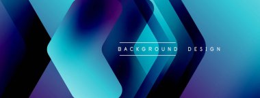 Enerjik geometrik arkaplan harmonik hareket içinde dinamik oklardan oluşan bir dizi içeriyor, hız, çeviklik ve kasıtlı akış duygusunu çağrıştırıyor