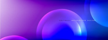 Renk eğimli gölgeler ve ışık efektleri arka planı. Lens ve daire tasarımı. Dinamik düz gölge çizgisi etkisi olan basit akışkan renk gradyanı soyut arkaplan