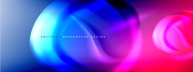 Renk eğimli gölgeler ve ışık efektleri arka planı. Lens ve daire tasarımı. Dinamik düz gölge çizgisi etkisi olan basit akışkan renk gradyanı soyut arkaplan