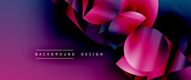 Birbirine kenetlenmiş üçgenler ve dairelerden oluşan büyüleyici soyut arkaplan, hem zerafet hem de modernlik saçan şaşırtıcı şekiller ve desenler oluşturur.