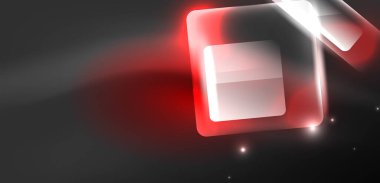 Neon hız oku ve çizgi arka planı şekillendirir. Parlak arka planlı yüksek teknoloji konsepti. Karanlıkta parlayan ışık efekti