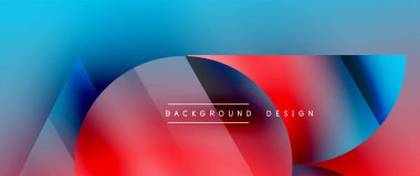 Birbirine kenetlenmiş üçgenler ve dairelerden oluşan büyüleyici soyut arkaplan, hem zerafet hem de modernlik saçan şaşırtıcı şekiller ve desenler oluşturur.