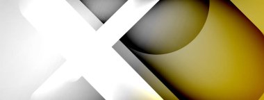 Çizgileri, daireleri olan hafif geometrik arkaplan