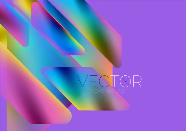 Tech Minimal Geometric Wallpaper Creative Abstract Background Vector Illustration Wallpaper — Stock Vector