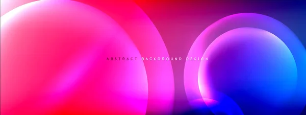 Farbverlauf Schatten Und Lichteffekte Hintergrund Linsenraketen Und Kreise Design Trendige — Stockvektor