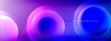 Renk eğimli gölgeler ve ışık efektleri arka planı. Lens ve daire tasarımı. Dinamik düz gölge çizgisi etkisi olan basit akışkan renk gradyanı soyut arkaplan