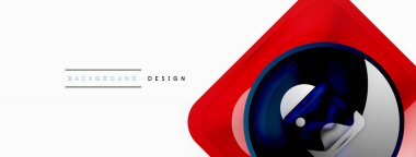 Soyut arkaplan tasarımı titizlikle hazırlanmış vektör bileşiminde parlak cam geometrik şekiller sergiliyor.